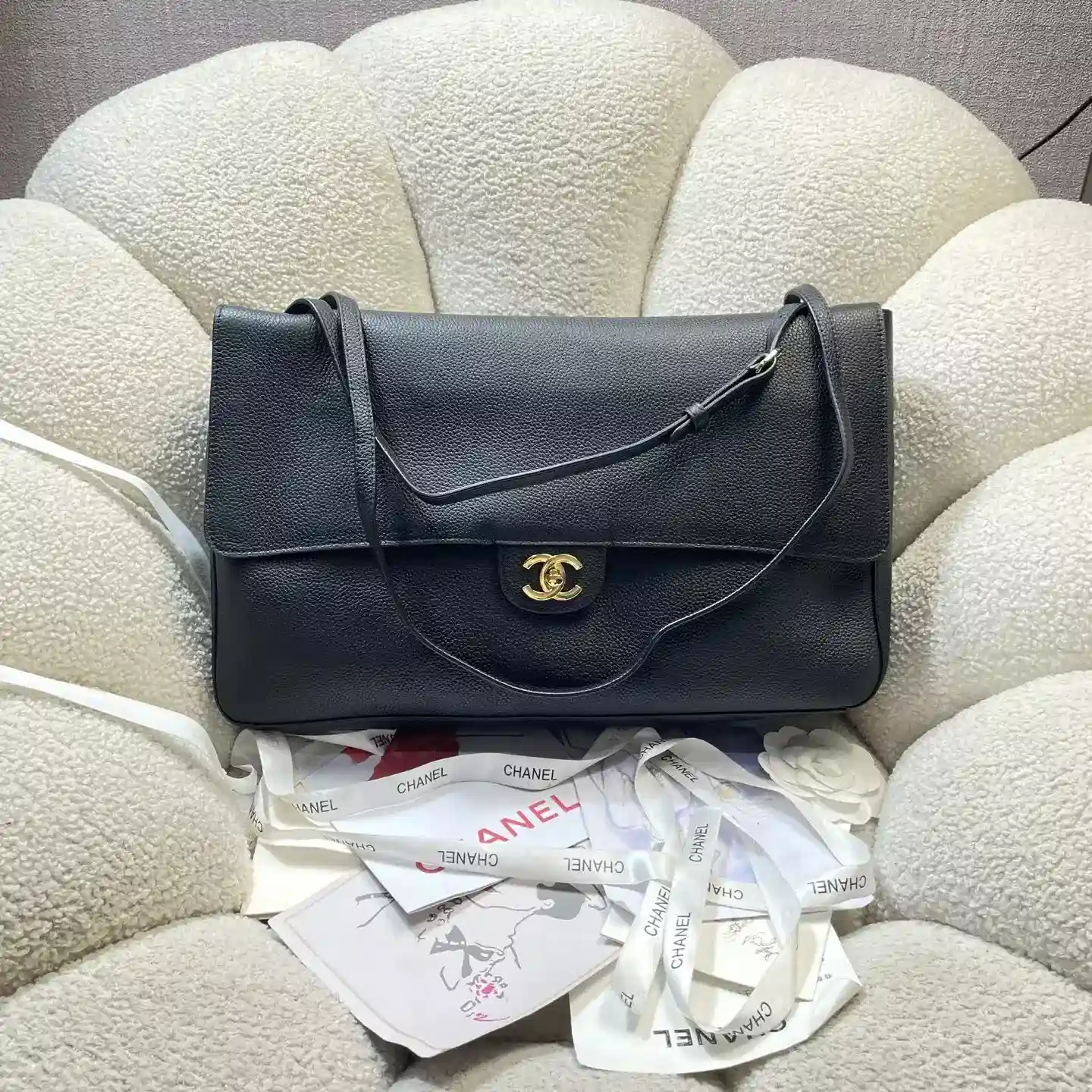 Chanel Grained Leather Classic Flap Tote Bag product photo from LabelPicks