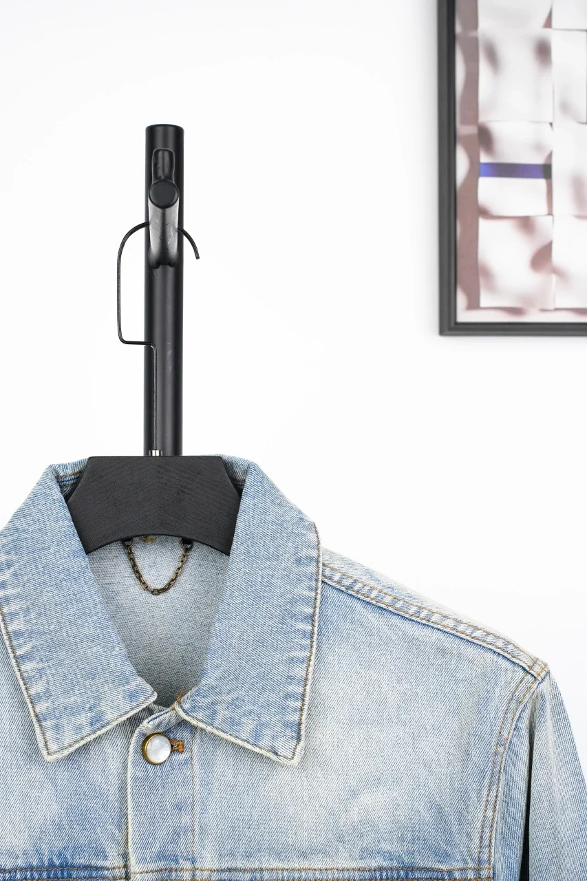 Louis Vuitton Light Blue Monogram Letter Stitch Denim Jacket product photo from LabelPicks
