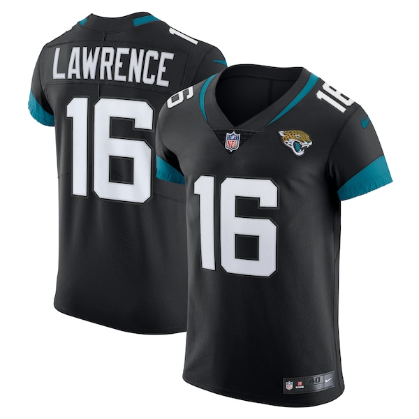 Trevor Lawrence Jacksonville Jaguars Nike Vapor Elite Jersey - Black/Teal