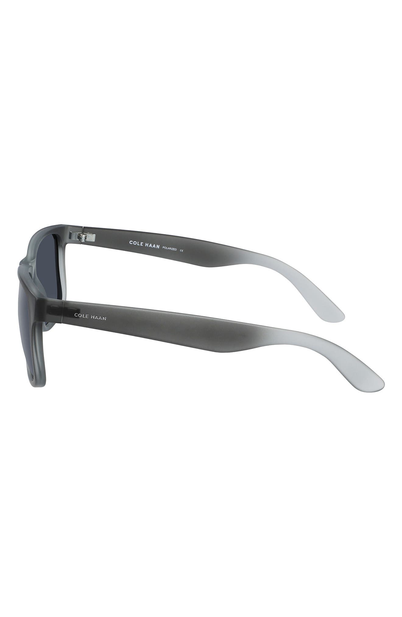 Cole Haan 55mm Polarized Matte Square Sunglasses