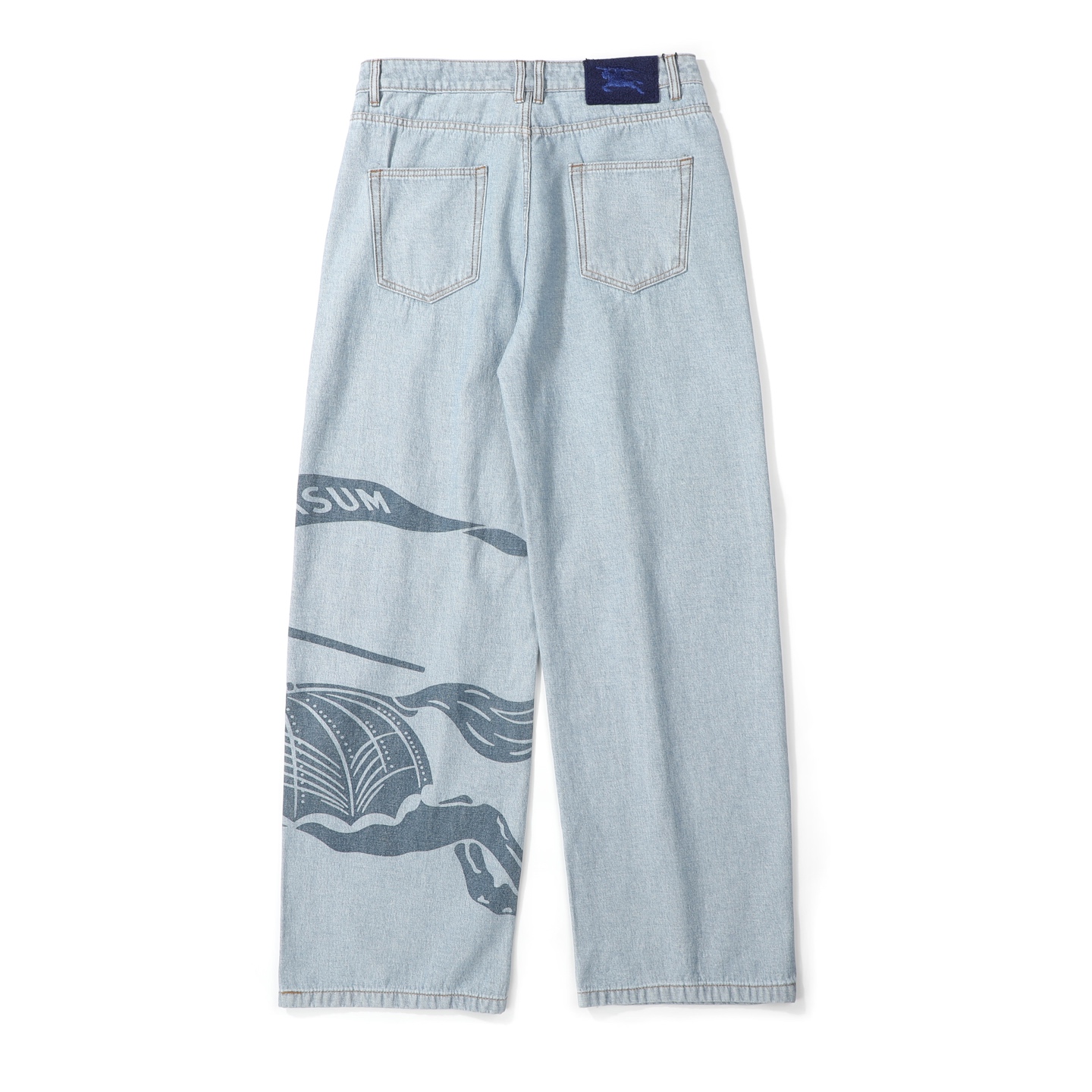 0527 Casual classic printed jean pants