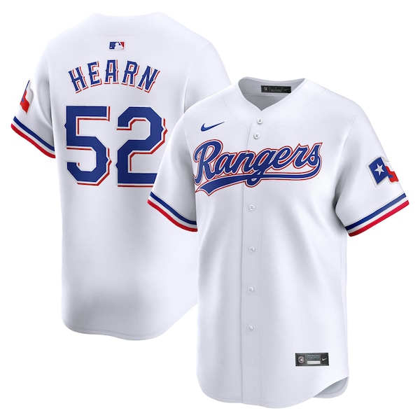 Taylor Hearn Texas Rangers Nike Home Limited Player Jersey - White