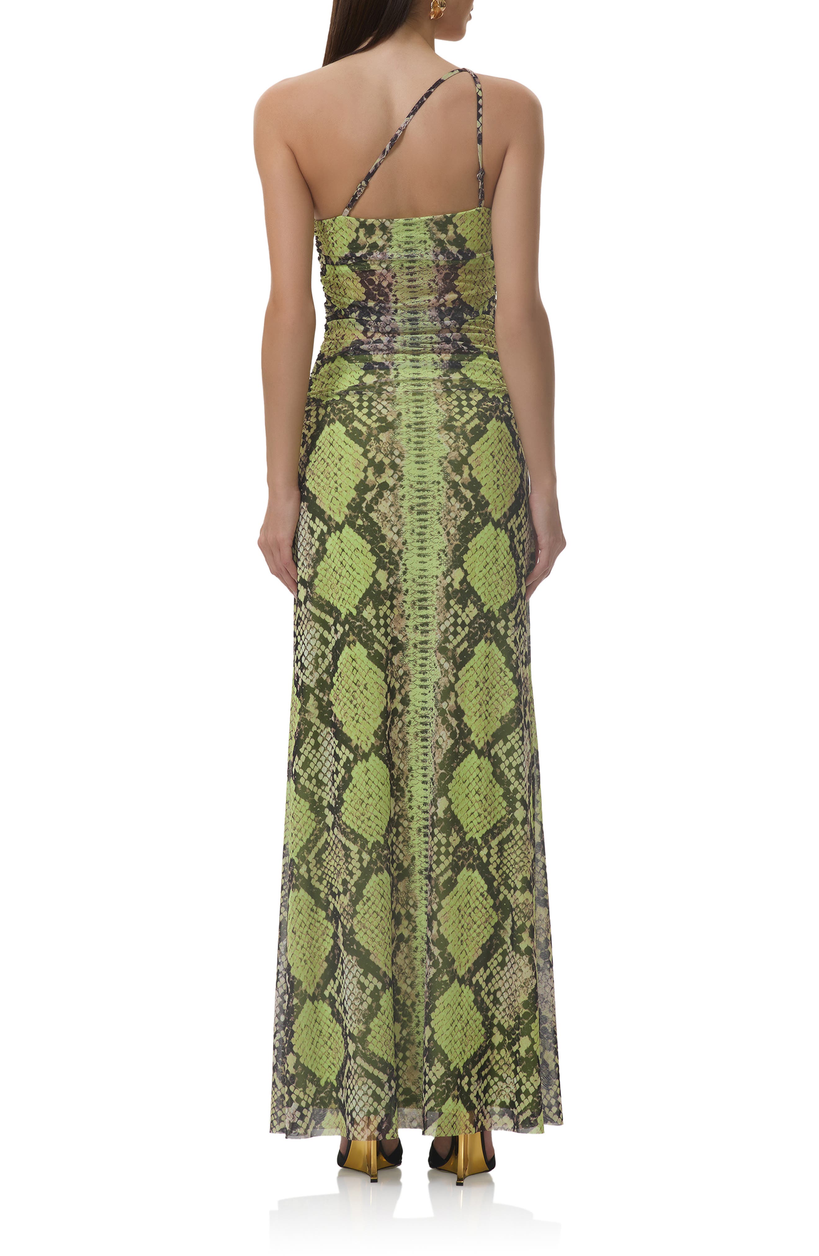 AFRM Lana One-Shoulder Maxi Dress