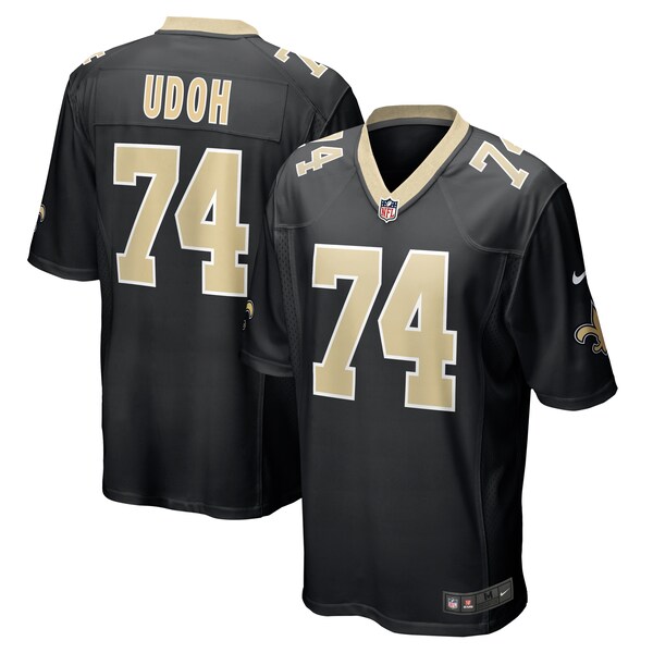 Olisaemeka Udoh New Orleans Saints Nike  Game Jersey -  Black