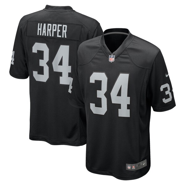 Thomas Harper Las Vegas Raiders Nike Team Game Jersey -  Black