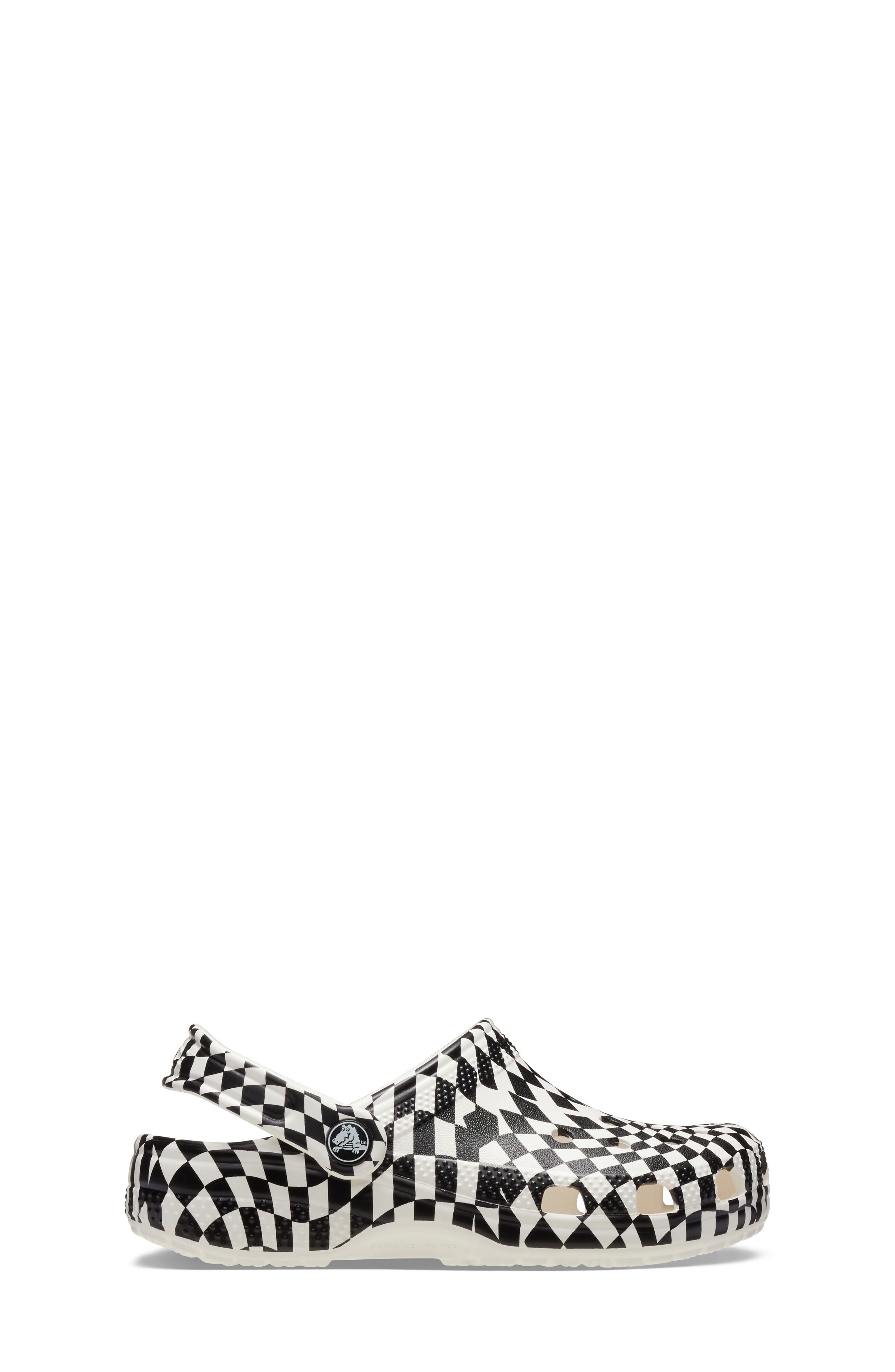 CROCS Kids' Warped Check Classic Clog
