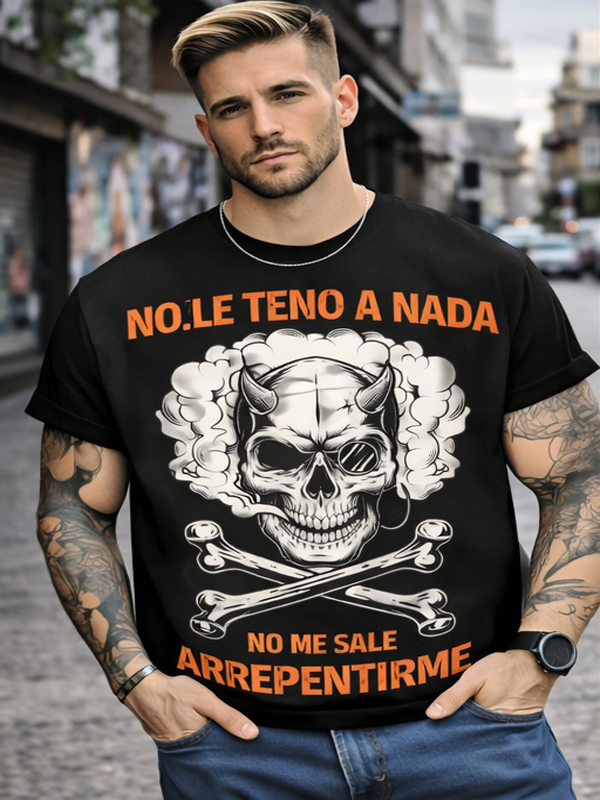 Remera Calavera Diablo | Streetwear Dark Unisex