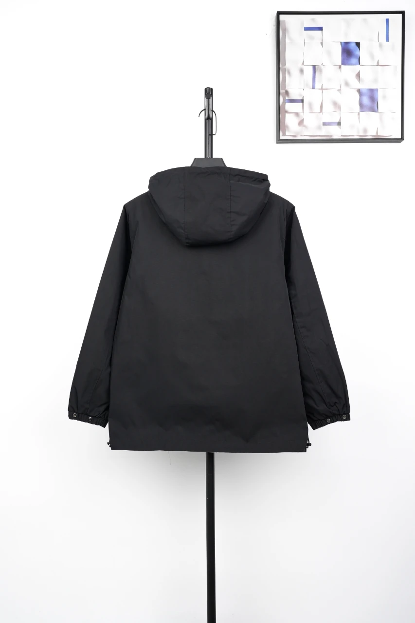Burberry Beige Check Reversible Hooded Button Jacket product photo from LabelPicks