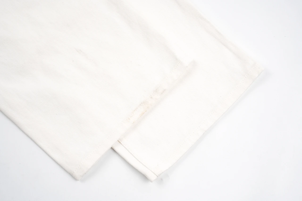 Louis Vuitton Off White Back Pocket Stitch Monogram Denim Pants product photo from LabelPicks