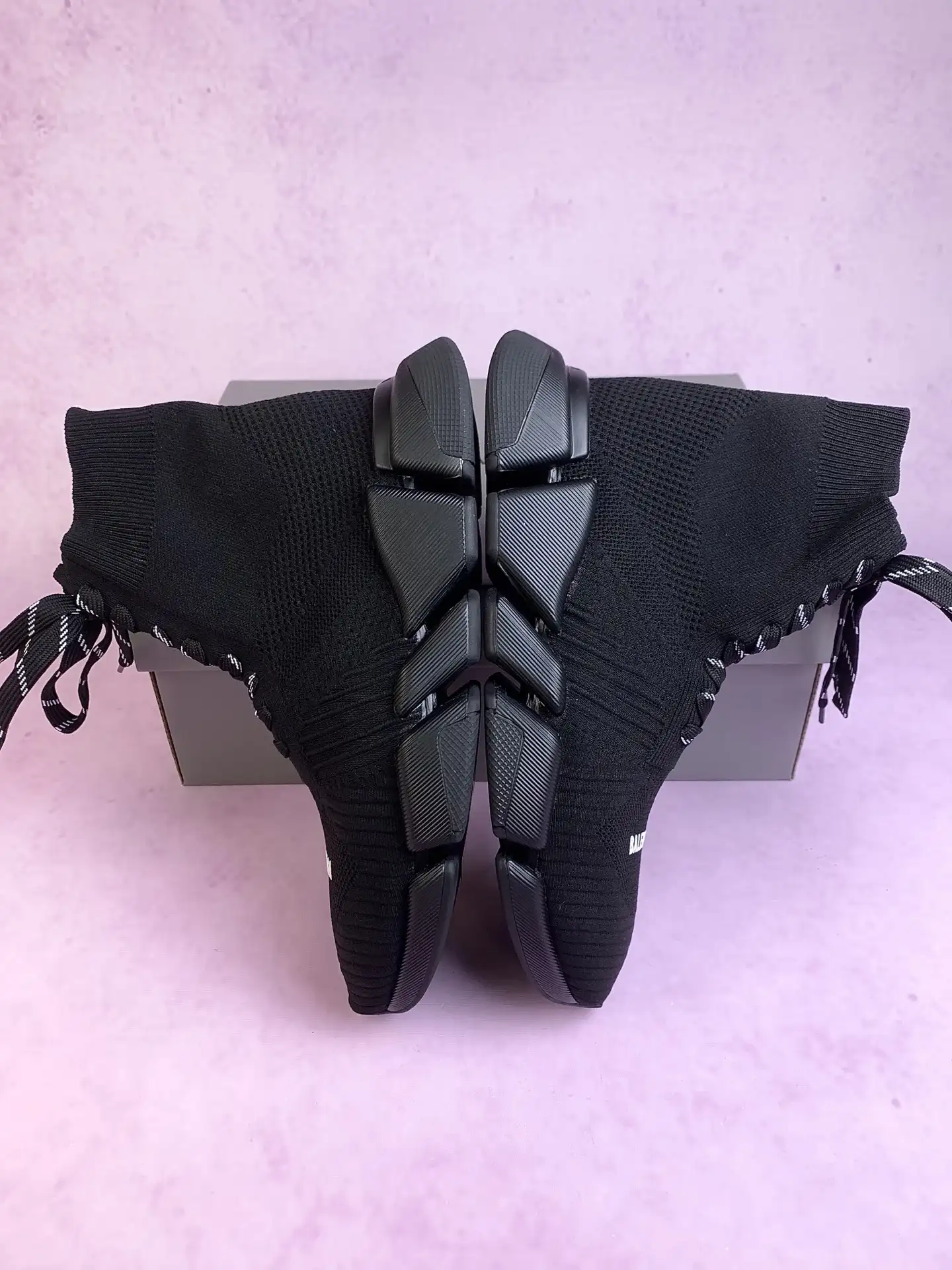 Balenciaga Speed 2.0 Lace-Up Sneaker in Black product photo from LabelPicks