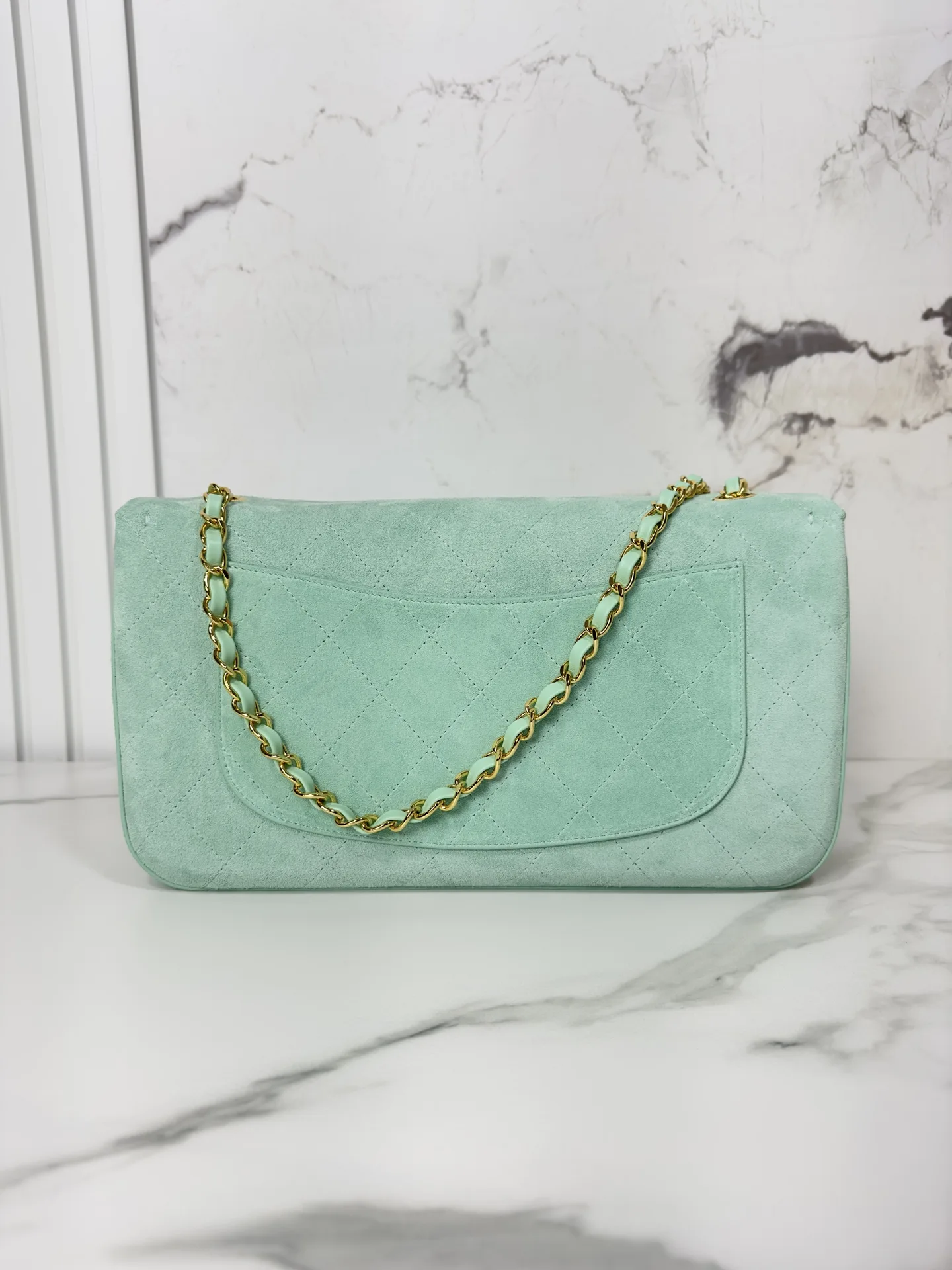 Chanel Classic Flap Suede Leather Shoulder Bag product photo from LabelPicks