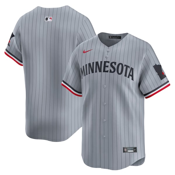 Minnesota Twins Nike Road Limited Jersey – Gray