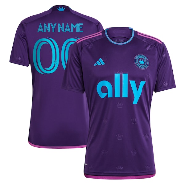 Charlotte FC adidas 2023 Crown Jewel Kit Replica Custom Jersey - Purple