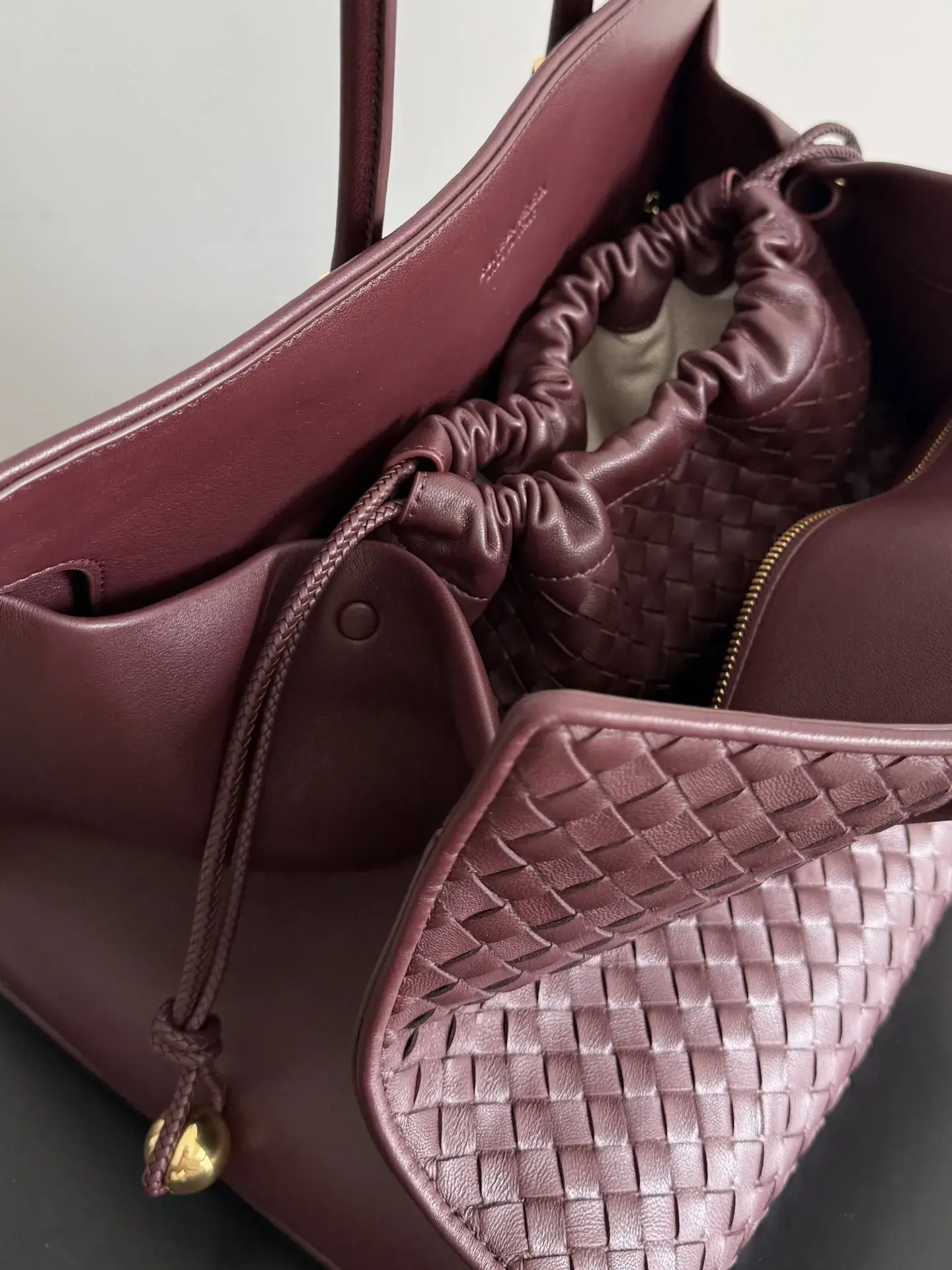 Bottega Veneta Dustbag Intrecciato Woven Leather Tote Bag product photo from LabelPicks