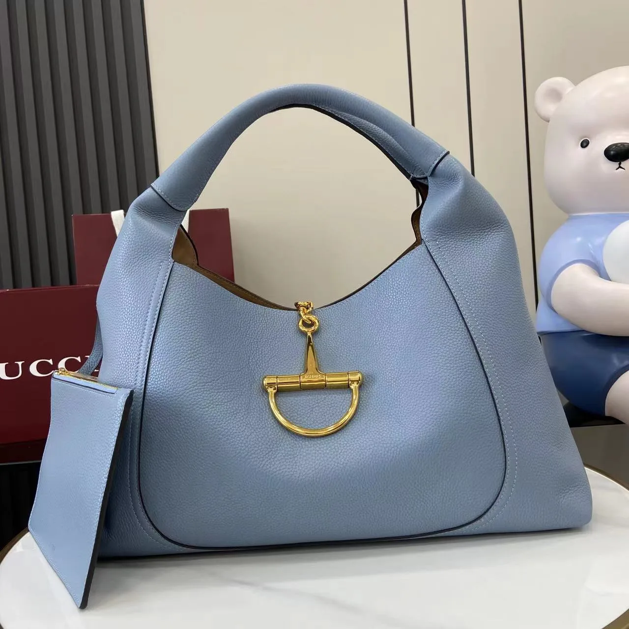 Gucci Grained Leather Shoulder Bag product photo from LabelPicks