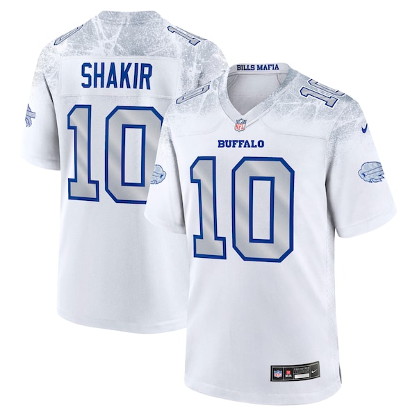 Khalil Shakir Buffalo Bills Nike 2025 Rivalries Collection Game Jersey - White