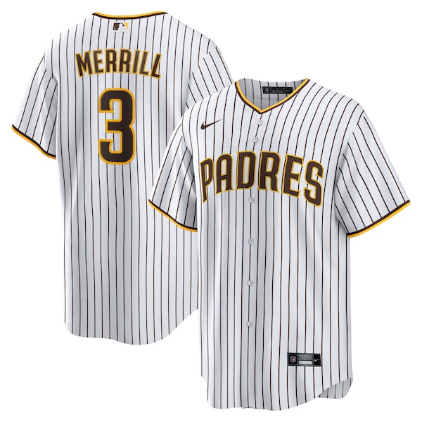 Jackson Merrill San Diego Padres Nike Home Replica Jersey - White