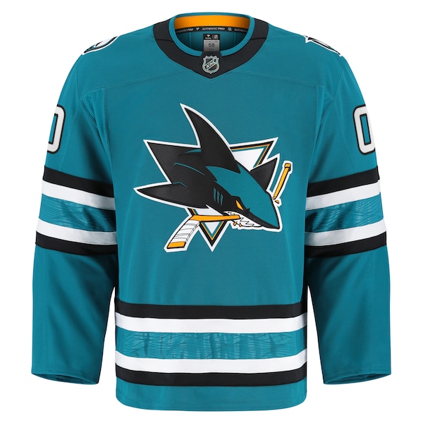 San Jose Sharks  Home Authentic Pro Custom Jersey - Teal