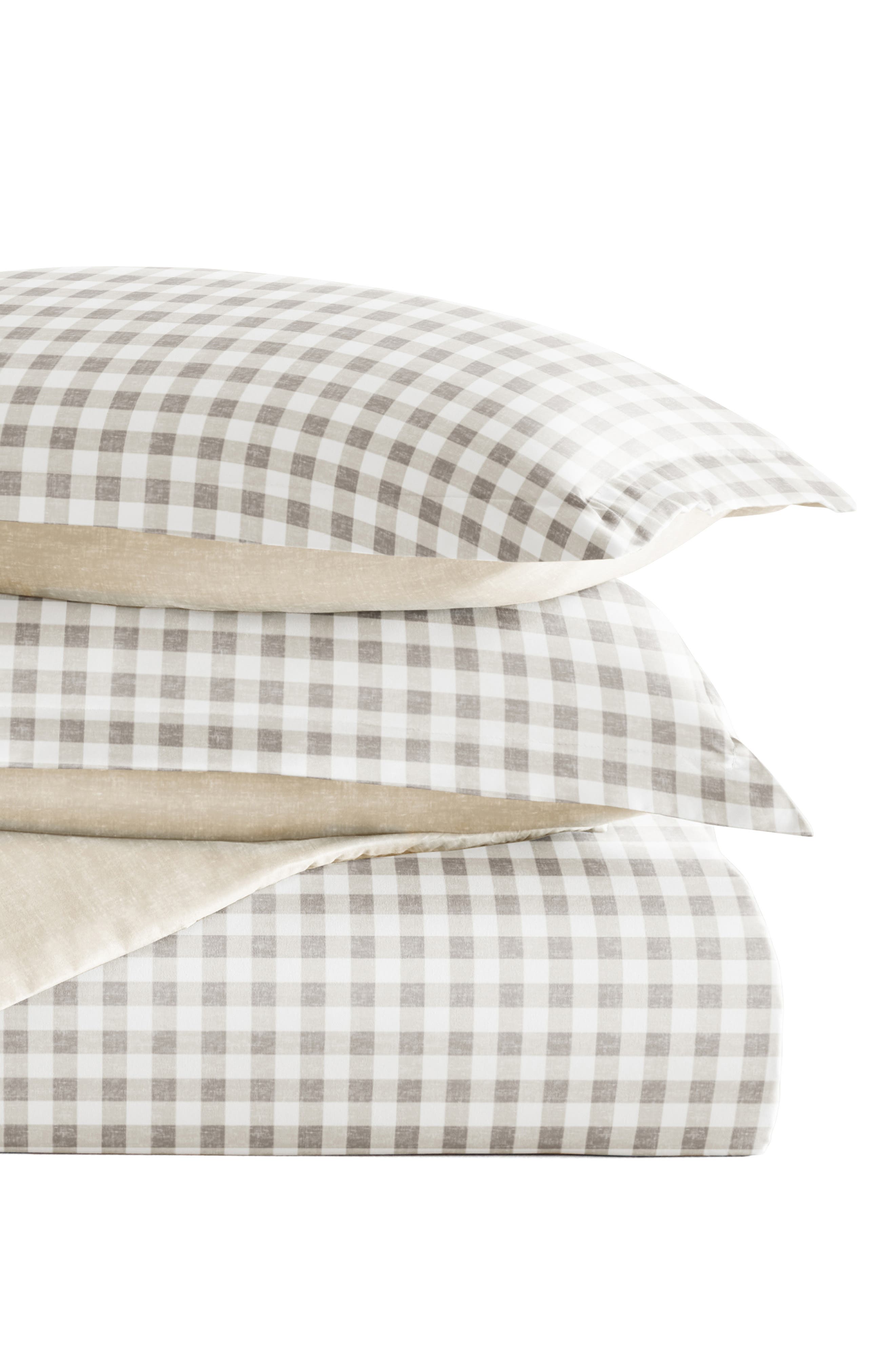 HOMESPUN Pattern Duvet Cover & Sham Set