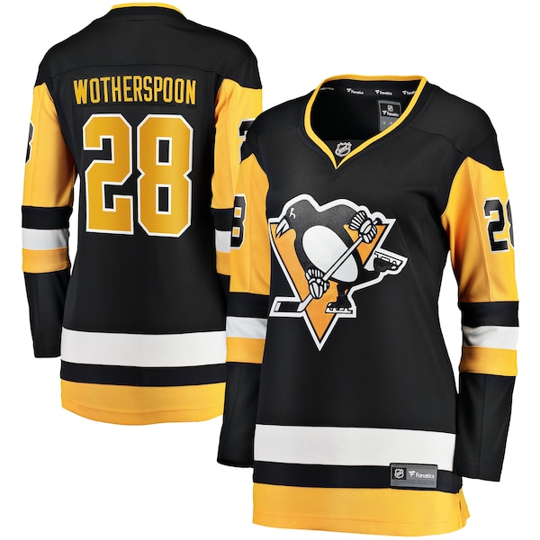 Parker Wotherspoon Pittsburgh Penguins  Women's Home Breakaway Jersey - Black