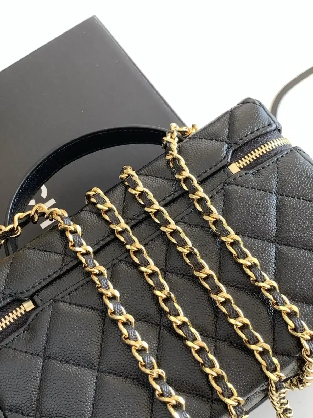 Chanel Black Quilted Leather Crossbody Bag product photo from LabelPicks