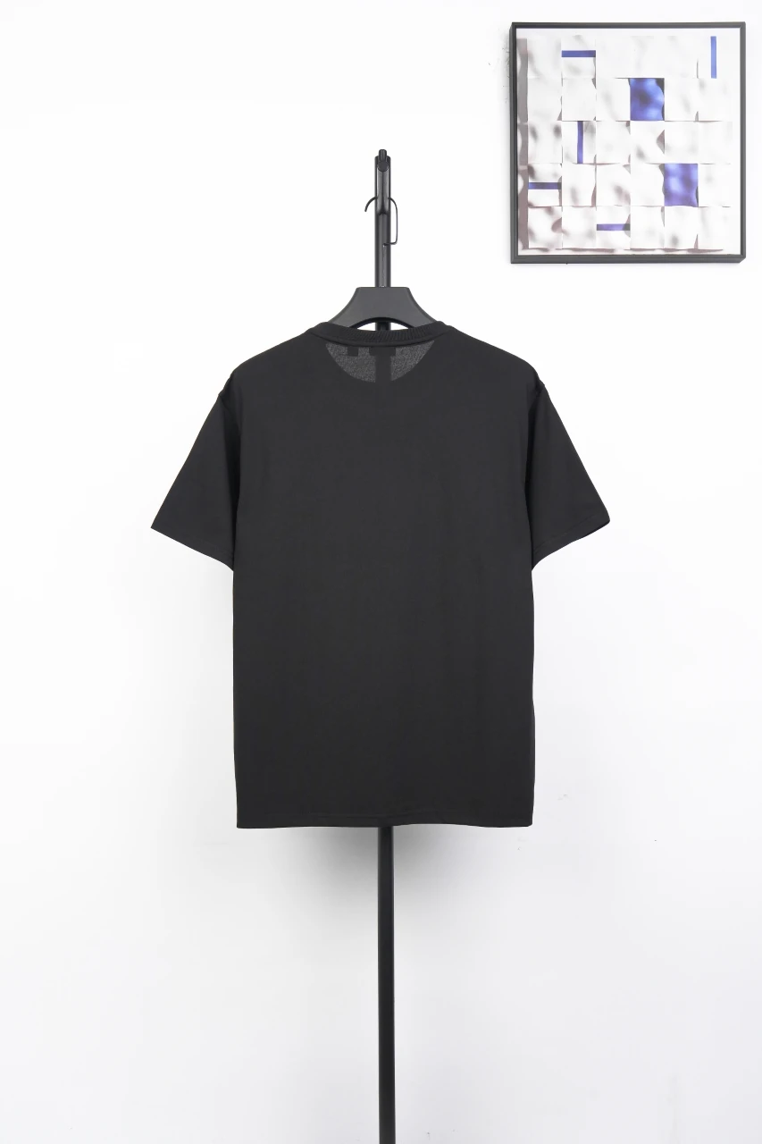 Burberry Black Large Check Pocket Crewneck T-Shirt product photo from LabelPicks
