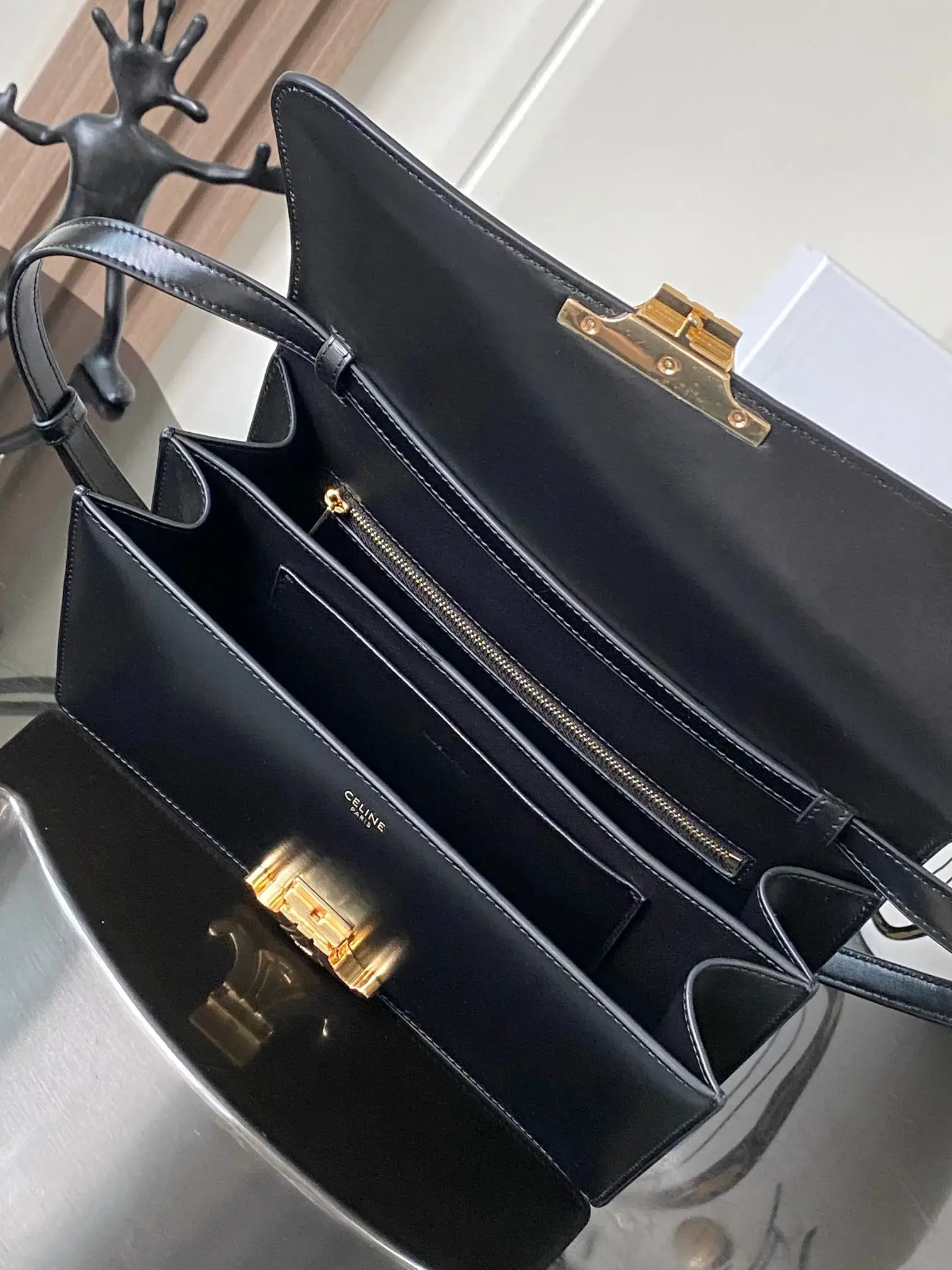 Celine Calfskin Triomphe Shoulder Bag product photo from LabelPicks