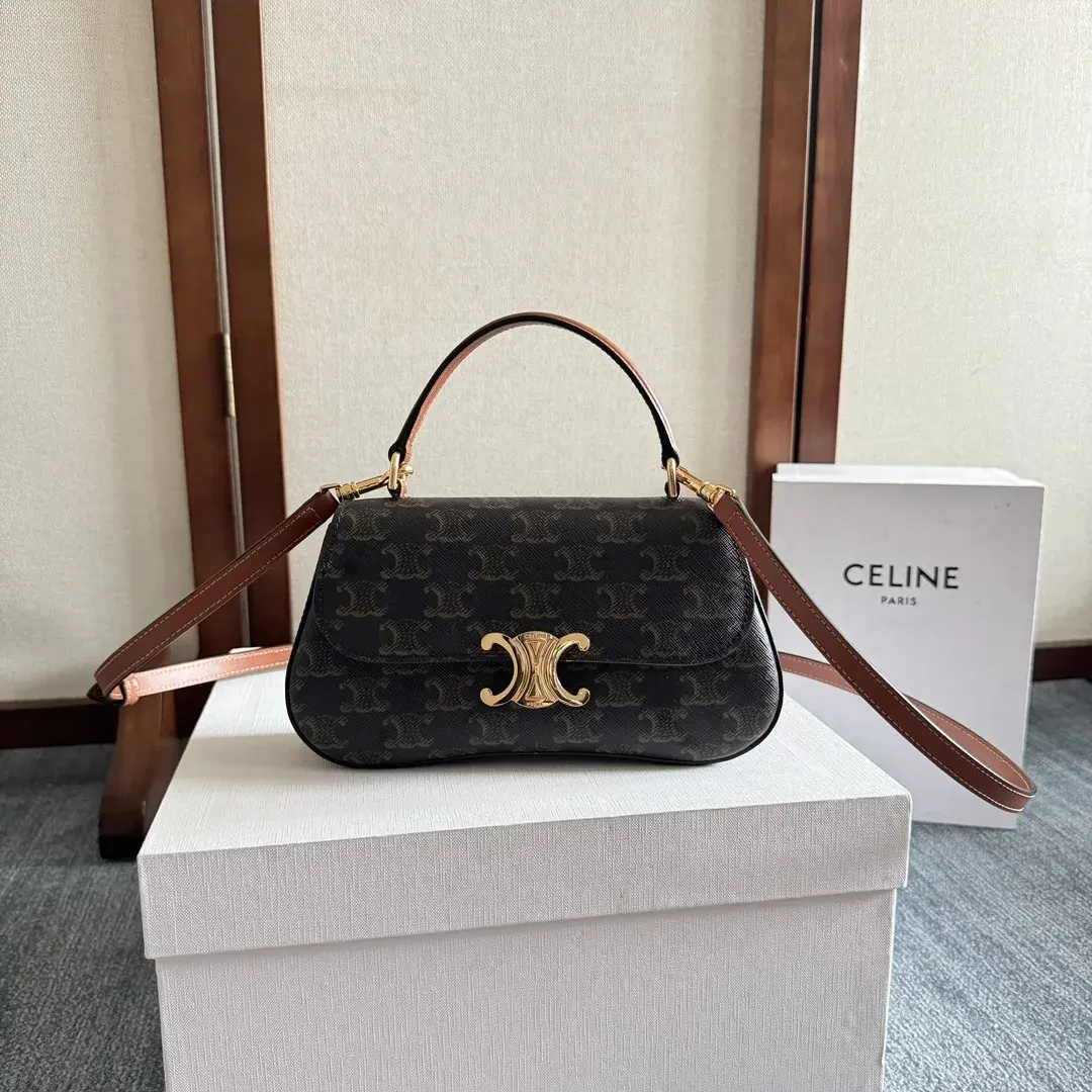 Celine Triomphe Lambskin Crossbody Bag product photo from LabelPicks