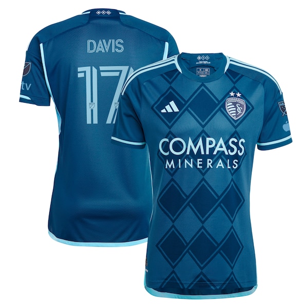 Jake Davis Sporting Kansas City adidas 2024 Diamonds Our Forever Authentic Player Jersey - Navy
