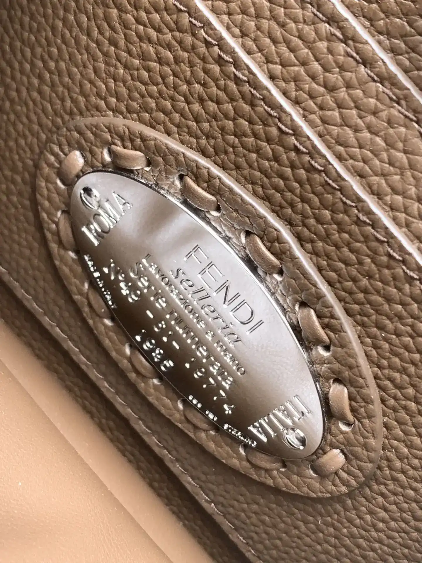 Fendi Peekaboo Calfskin Top Handle Bag product photo from LabelPicks