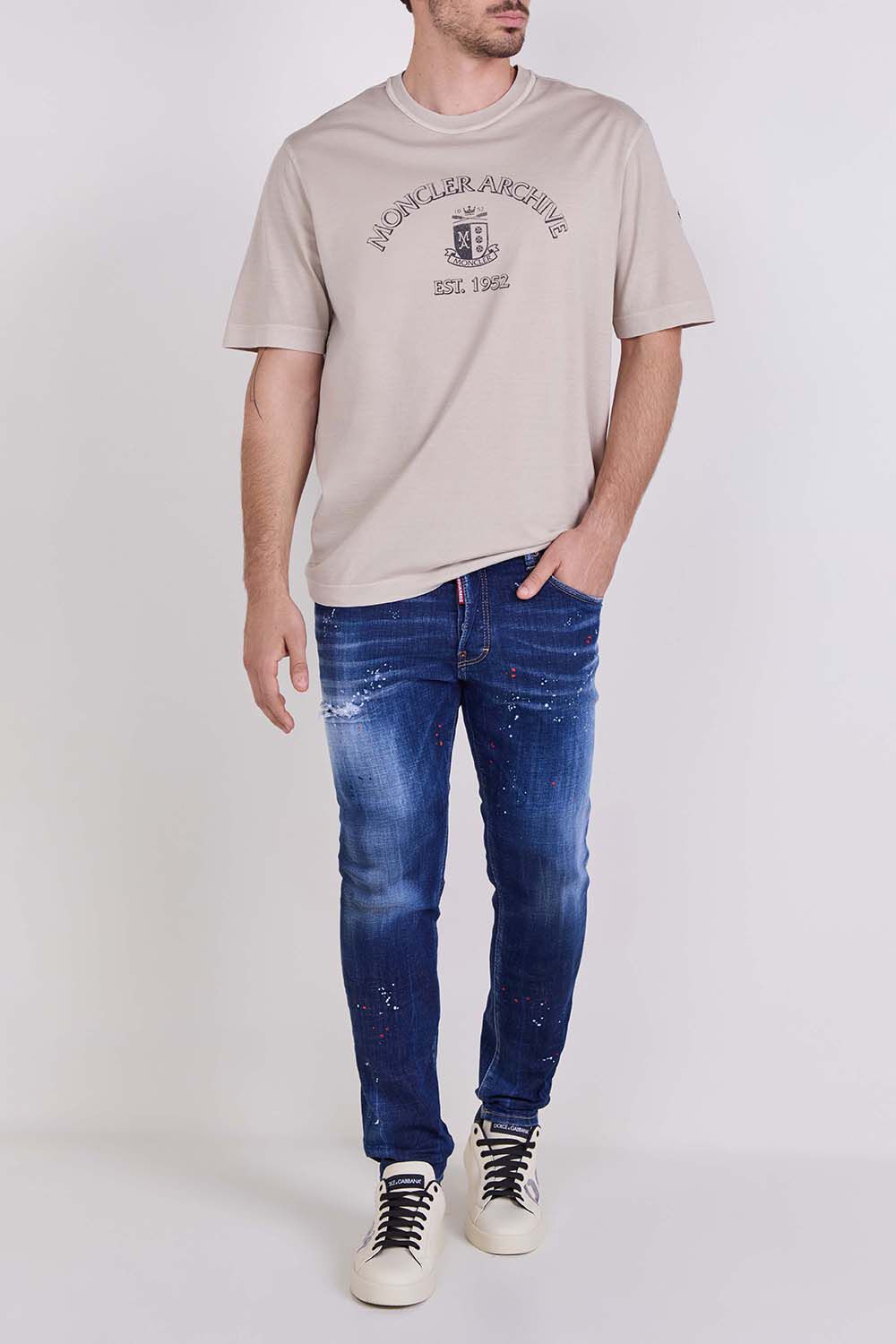 DSQUARED2 מכנסי ג'ינס בגזרת סלים