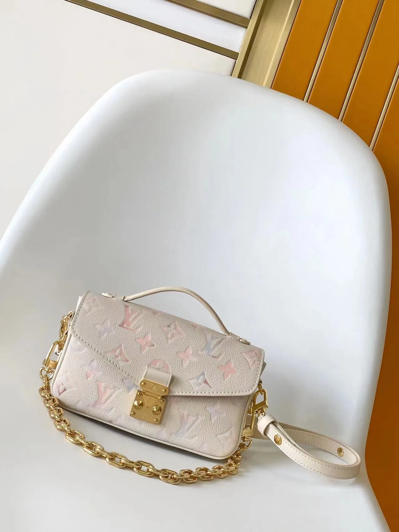 Louis Vuitton Grained Leather Pochette Shoulder Bag product photo from LabelPicks