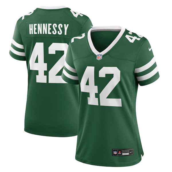 Thomas Hennessy New York Jets Nike Women's Team Game Jersey - Legacy Green