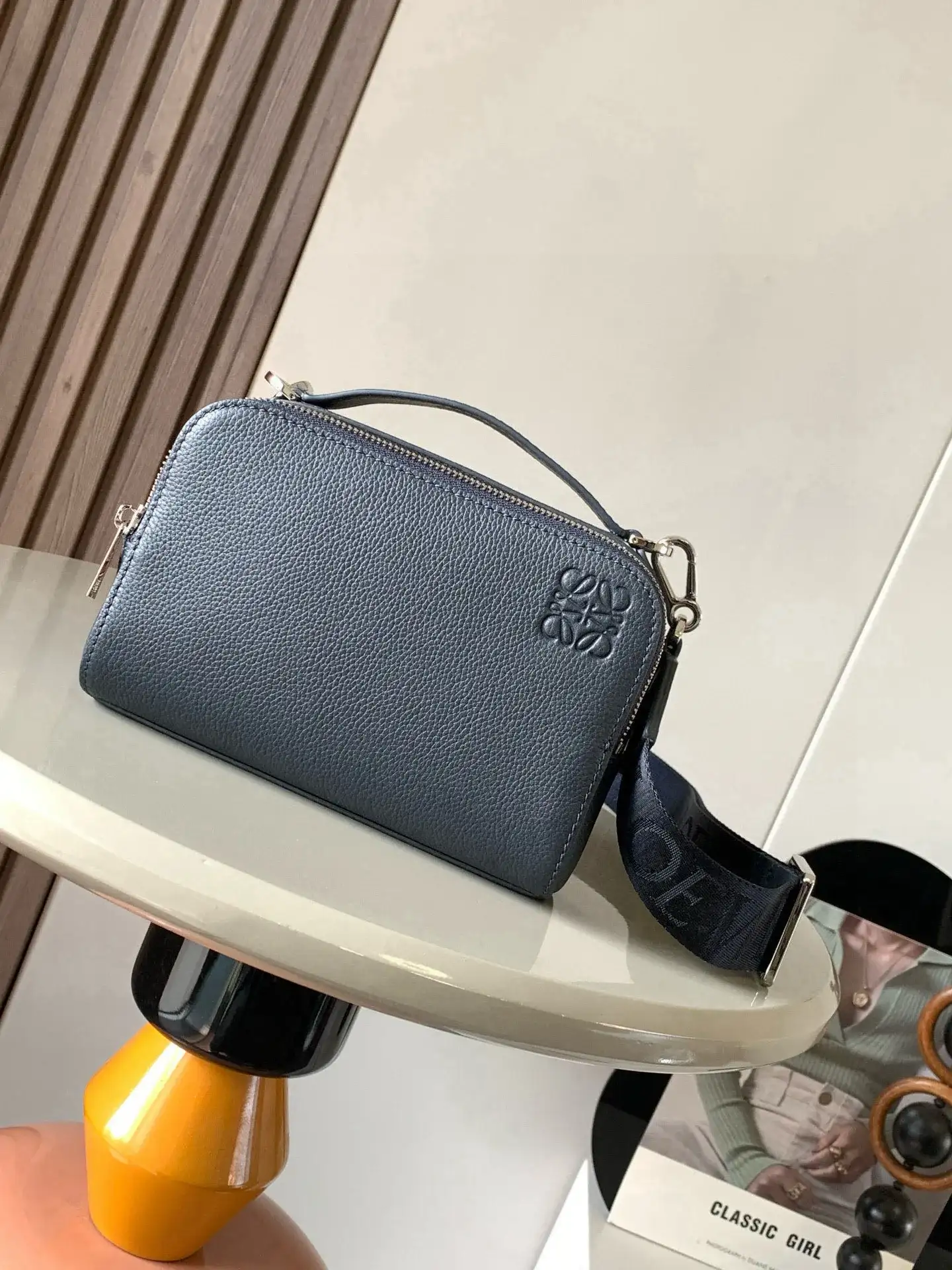 Loewe Blue Calfskin Crossbody Bag product photo from LabelPicks