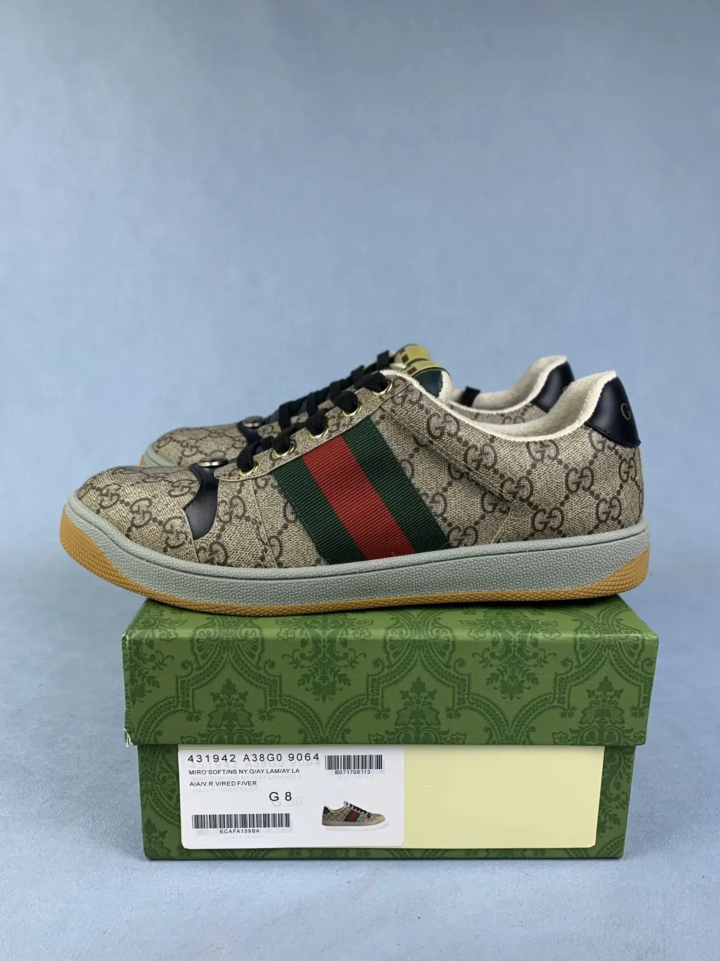 Gucci Ace embroidered GG Supreme sneaker with bee product photo from LabelPicks