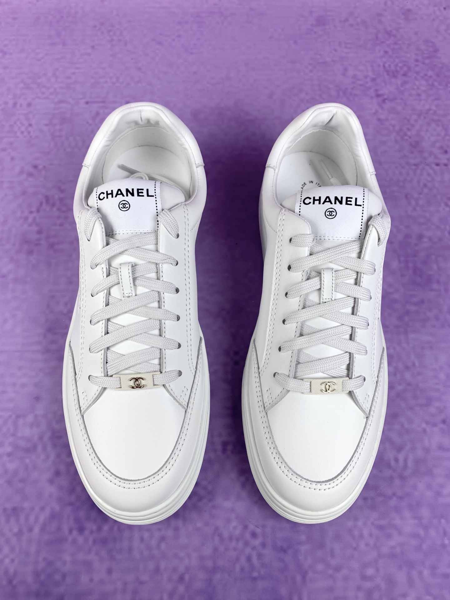 CHANEL Sneakers Calfskin