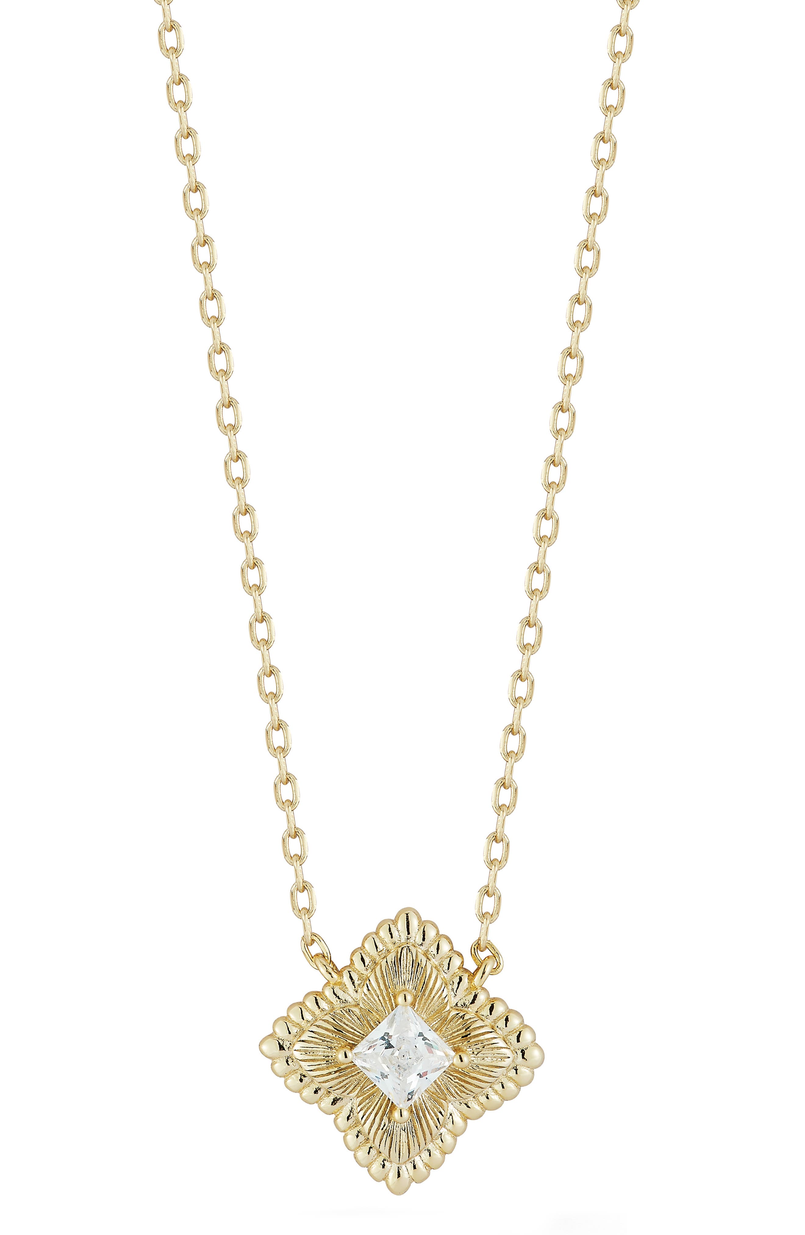 GLAZE JEWELRY Clover Pendant Necklace