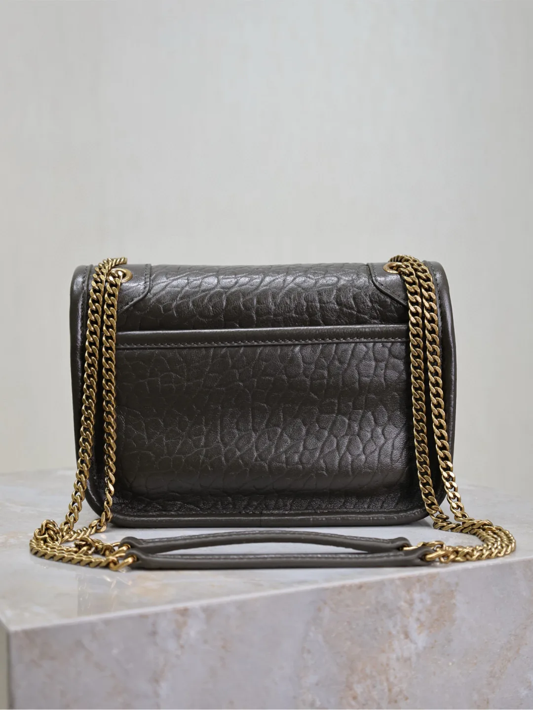 Saint Laurent Green Niki Lambskin Crossbody Bag product photo from LabelPicks