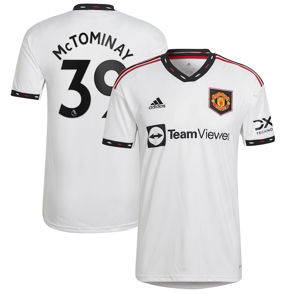 Scott McTominay Manchester United adidas 2022/23 Away Replica Player Jersey - White
