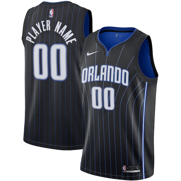 Orlando Magic Nike 2020/21 Swingman Custom Jersey - Icon Edition - Black/White