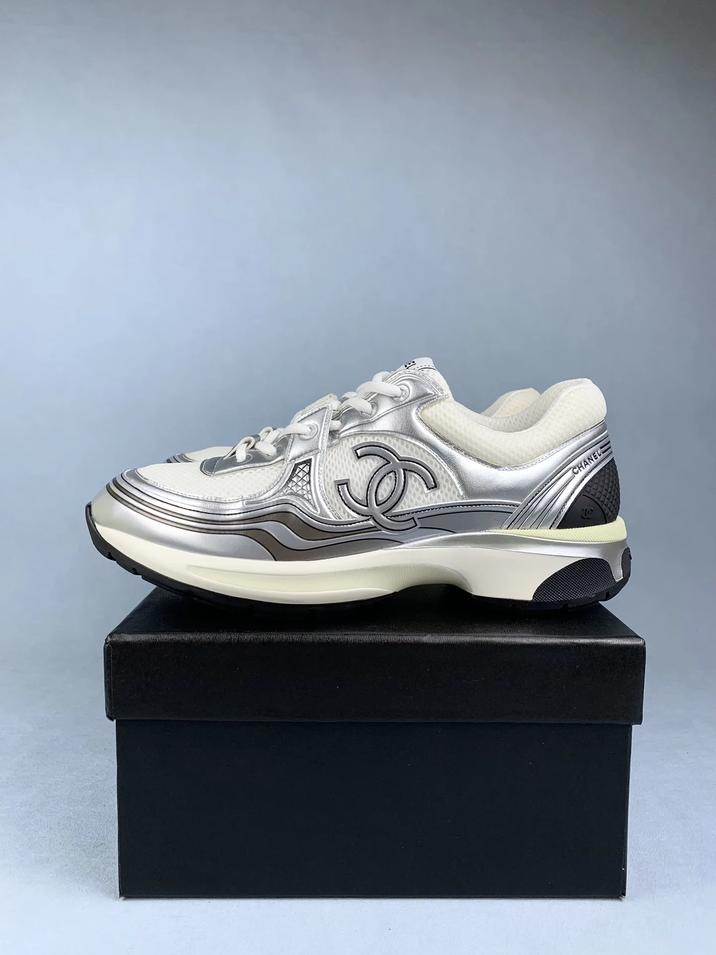 CHANEL Sneakers Fabric & Laminated product photo from LabelPicks