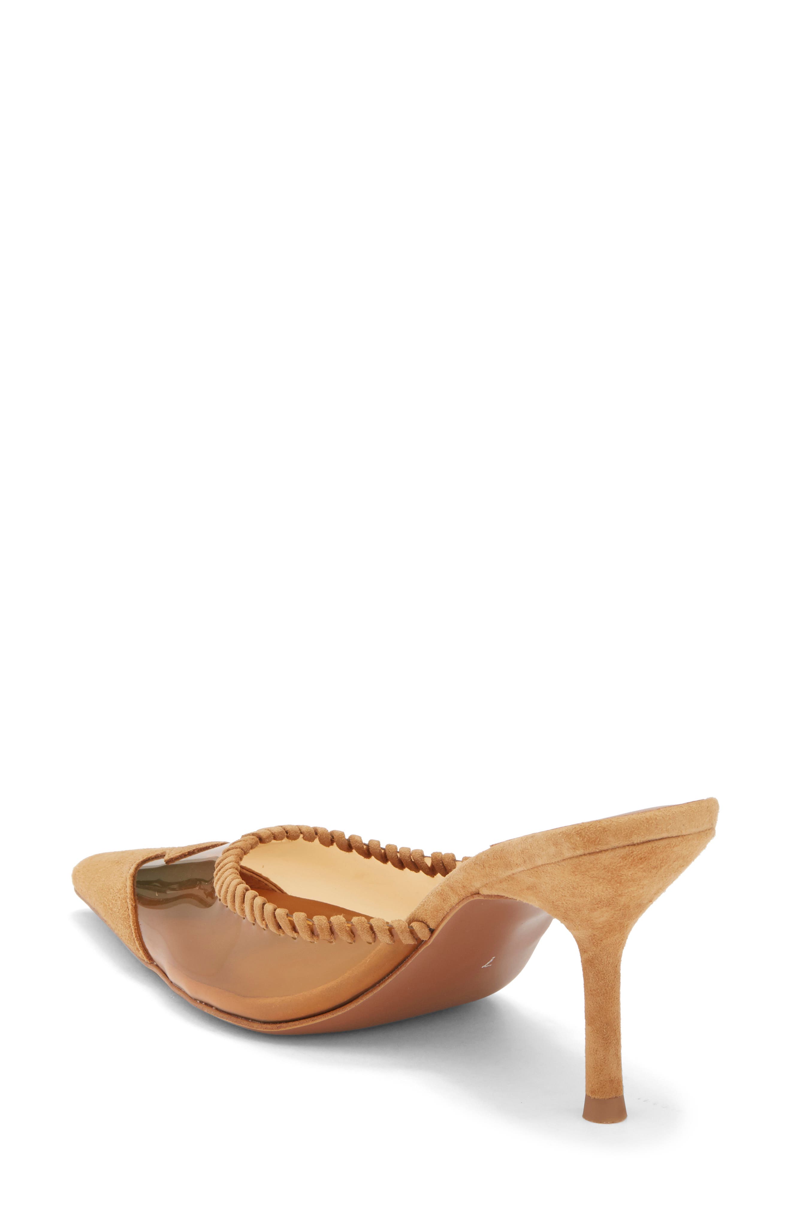 Jeffrey Campbell Partnerz Clear Cap Toe Mule