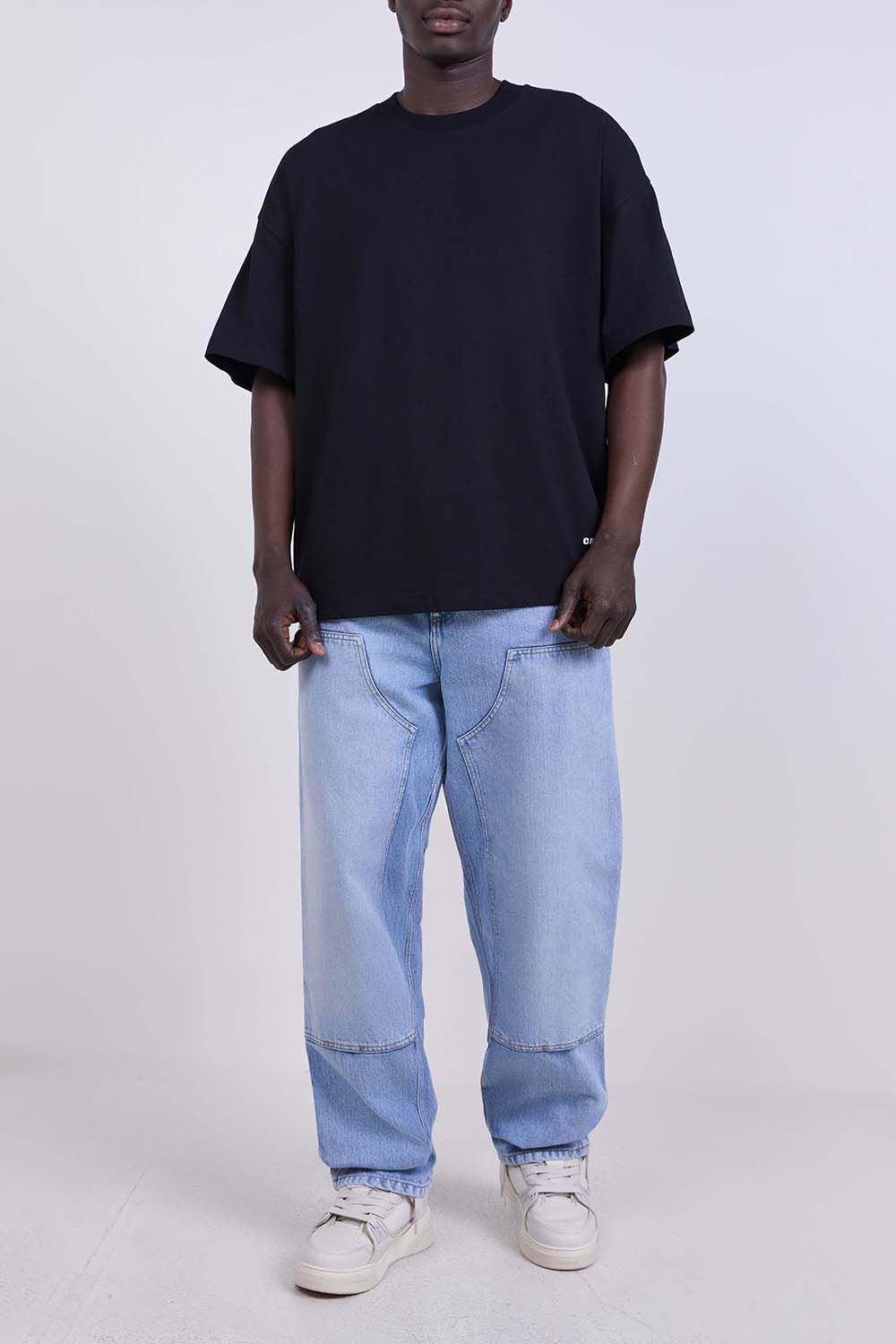 CARHARTT WIP מכנסי ג'ינס דאבל ניי