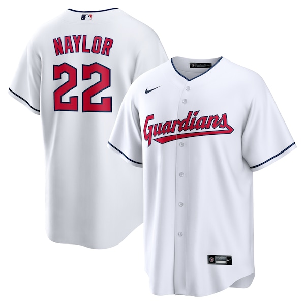 Josh Naylor Cleveland Guardians Nike Home Replica Jersey - White
