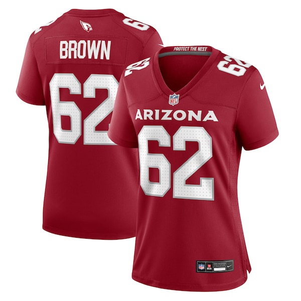 Evan Brown Arizona Cardinals Nike Women's  Game Jersey -  Cardinal