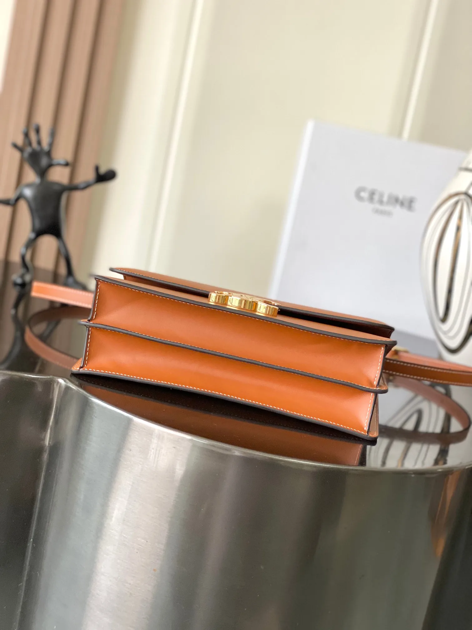 Celine Triomphe Calfskin Crossbody Bag product photo from LabelPicks