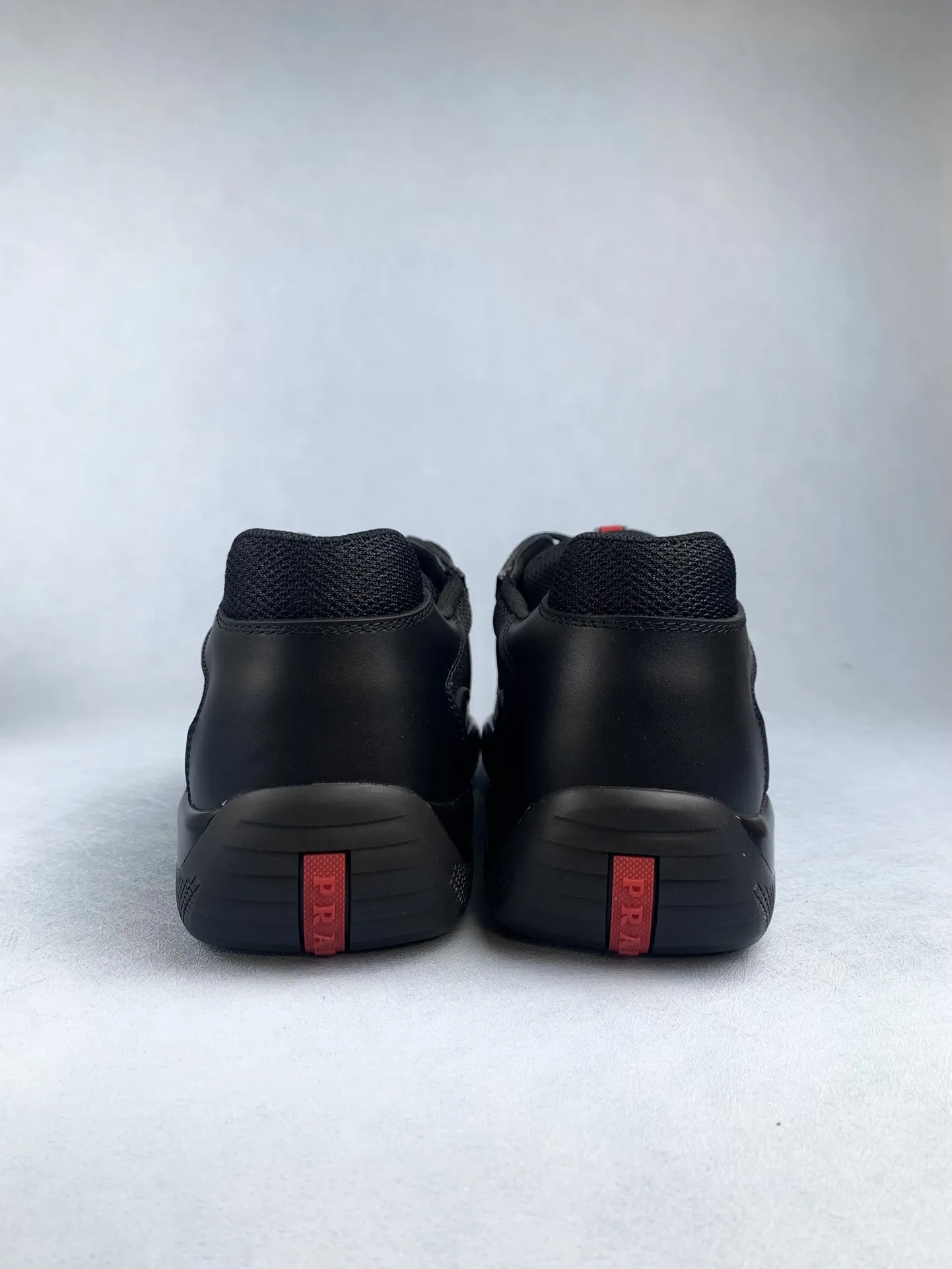 Prada America's Cup fabric and leather sneakers product photo from LabelPicks