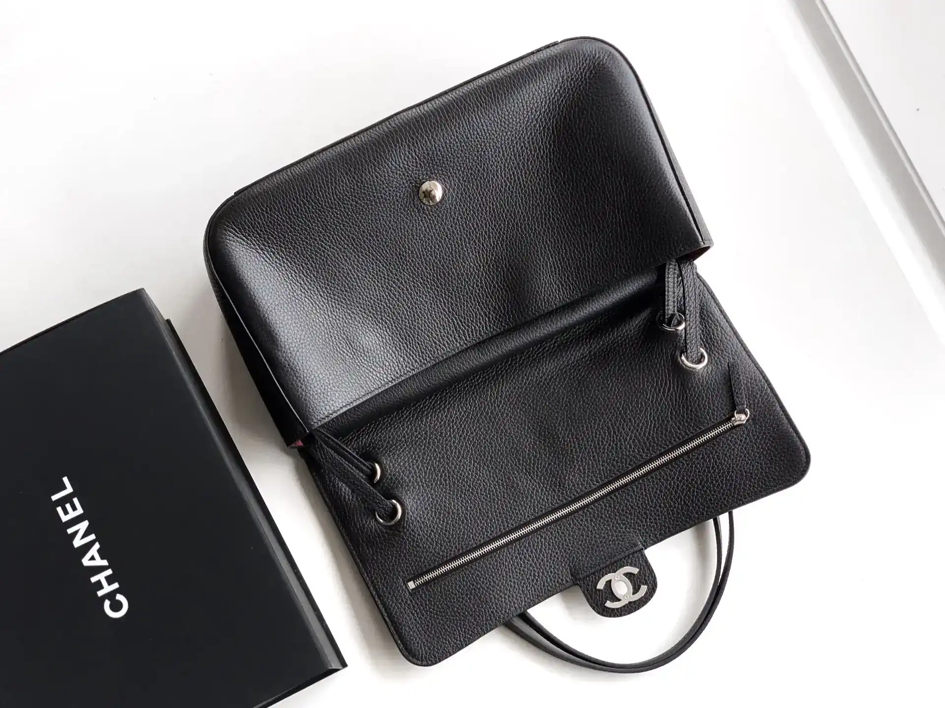 Chanel Black Classic Flap Shoulder Bag product photo from LabelPicks
