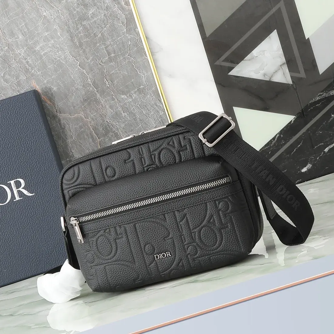 Dior Grained Leather Crossbody Bag product photo from LabelPicks