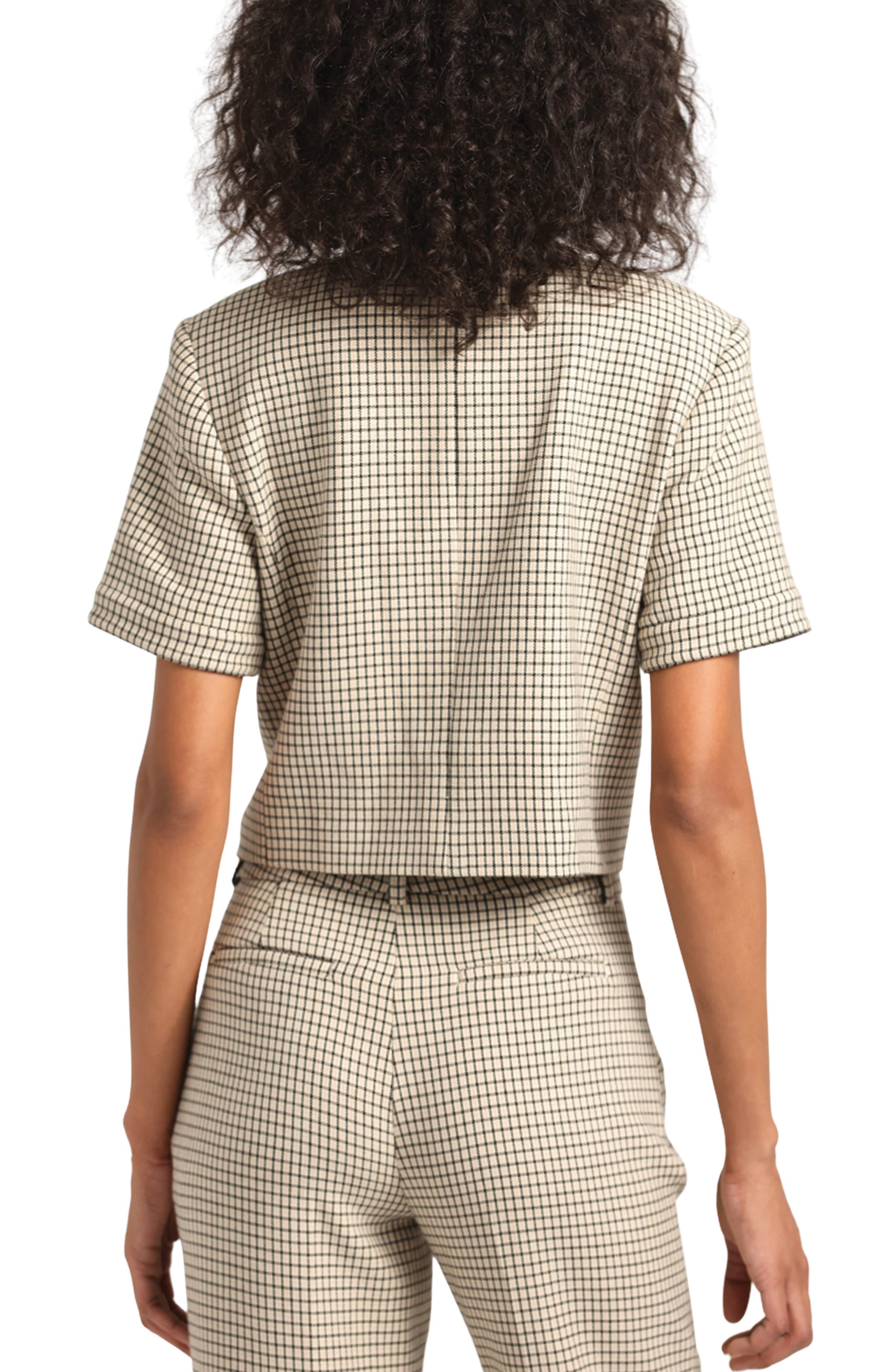 Derek Lam 10 Crosby Grace Short Sleeve Jacket
